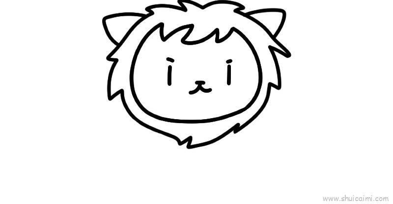 狮子儿童画怎么画 狮子简笔画画法