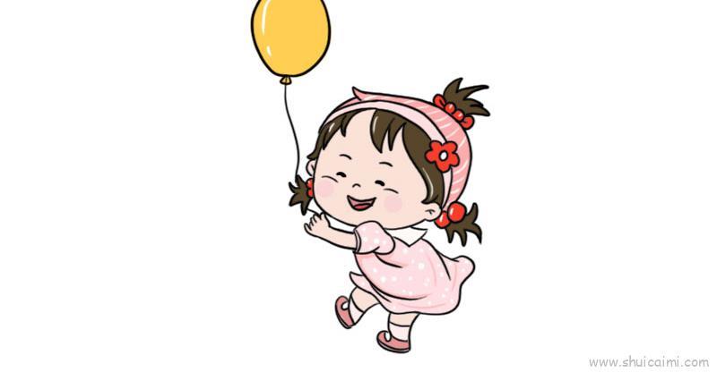 元旦可爱小孩儿童画怎么画 元旦可爱小孩简笔画图片