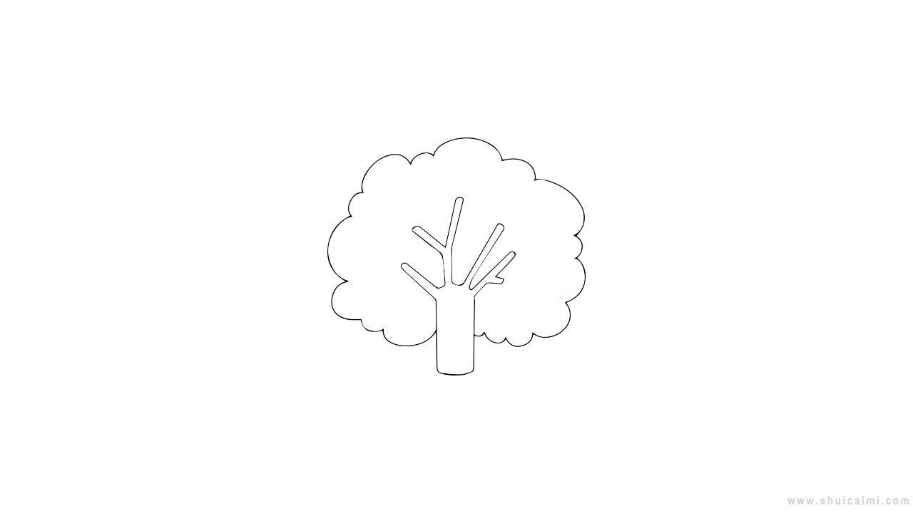 梨树简笔画怎么画 梨树简笔画顺序