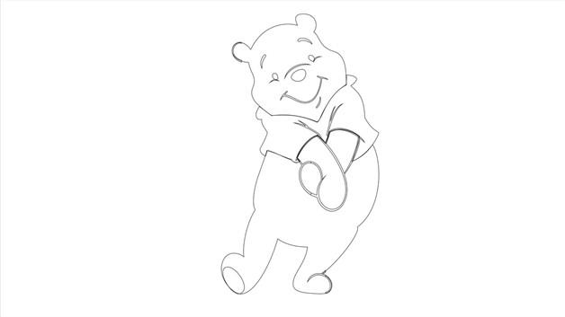 维尼熊简笔画怎么画 维尼熊简笔画好看