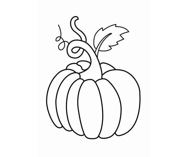 南瓜简笔画 南瓜简笔画儿童画法