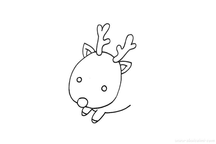 麋鹿怎么画 麋鹿简笔画画法