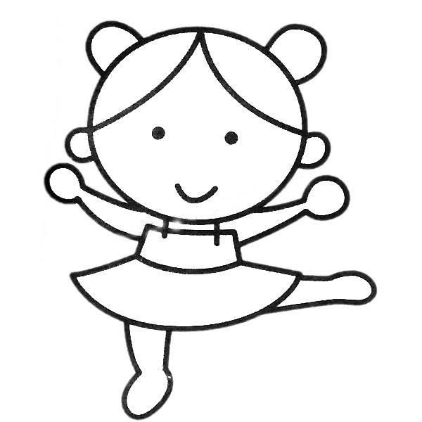 跳舞简笔画 跳舞简笔画人物图片