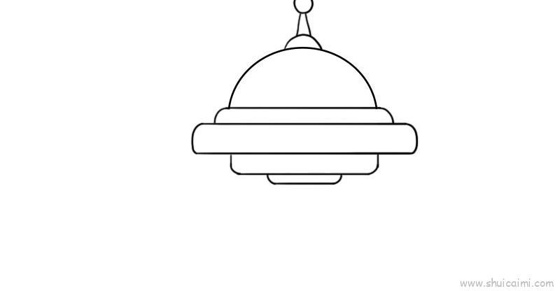 飞船儿童画怎么画 飞船简笔画步骤