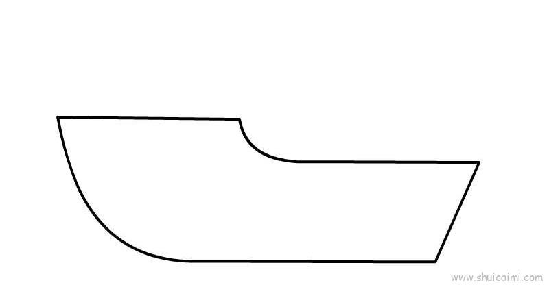 轮船儿童画怎么画 轮船简笔画步骤