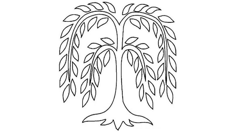 垂柳的简笔画怎么画 垂柳简笔画顺序