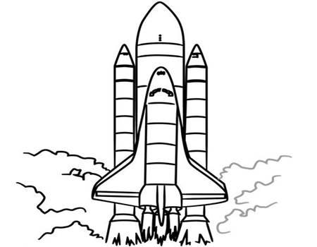 神舟飞船简笔画 神舟飞船简笔画彩色