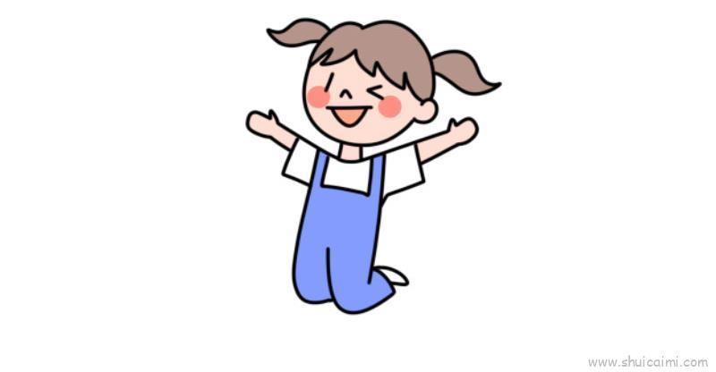 欢乐儿童画怎么画 欢乐简笔画好看