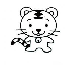 画老虎简笔画图片大全 画老虎简笔画图片大全可爱