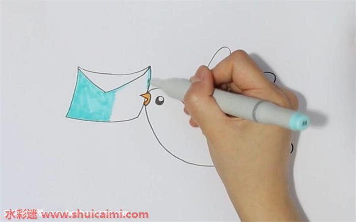 信鸽怎么画 信鸽简笔画简单好看带颜色