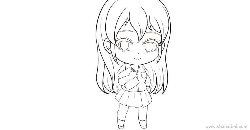 甜心闺蜜儿童画怎么画 甜心闺蜜简笔画图片大全