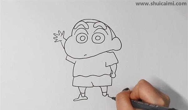 蜡笔小新简笔画怎么画 蜡笔小新简笔画简单又好看