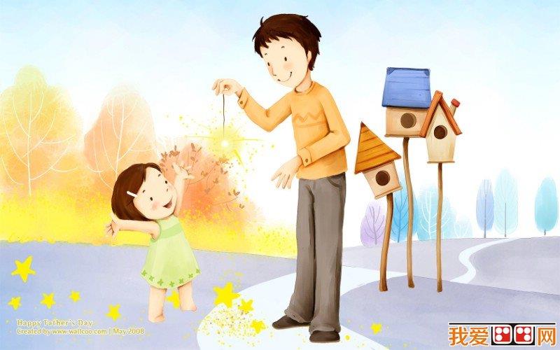 父亲节作品欣赏简笔画怎么画 父亲节作品欣赏简笔画图片
