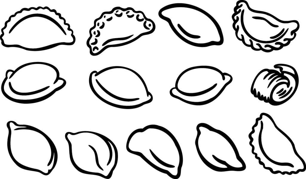 饺子简笔画 饺子简笔画彩色