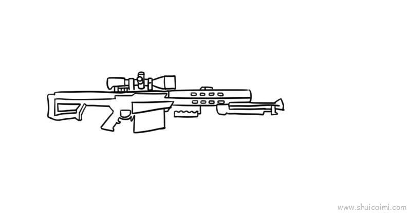 巴雷特儿童画怎么画 巴雷特简笔画画法