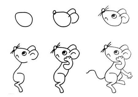 小老鼠简笔画 小老鼠简笔画图片