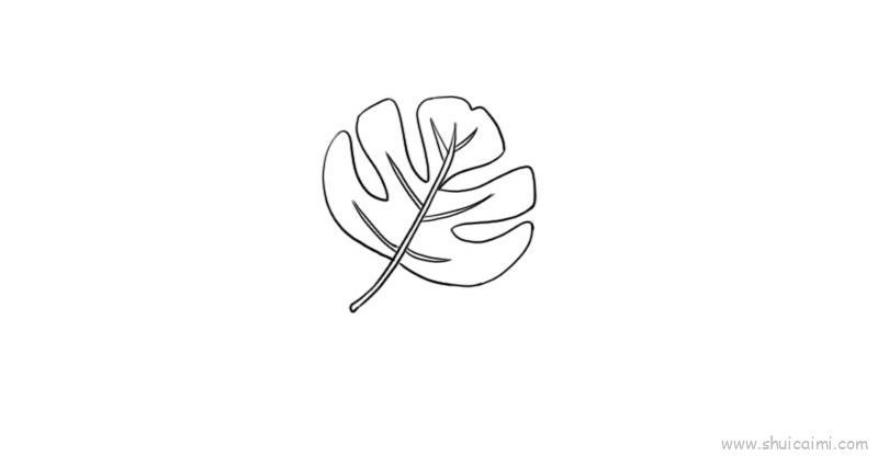 叶子儿童画怎么画 叶子简笔画图片大全