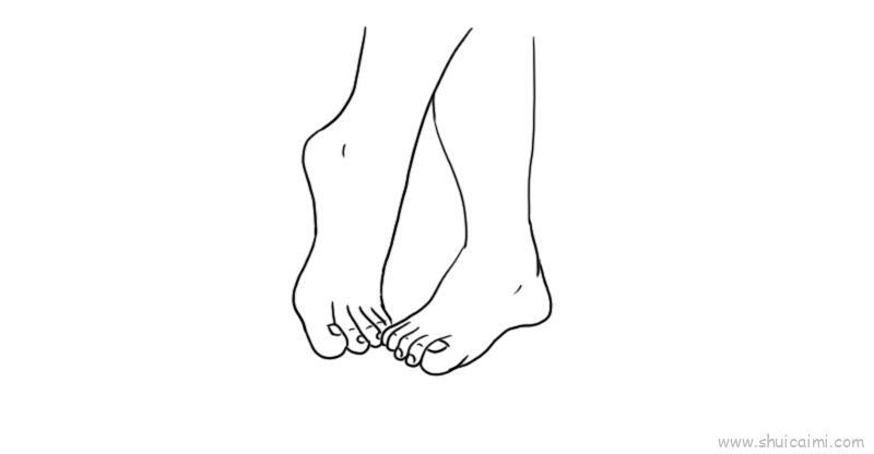 小脚丫儿童画怎么画 小脚丫简笔画简单又好看