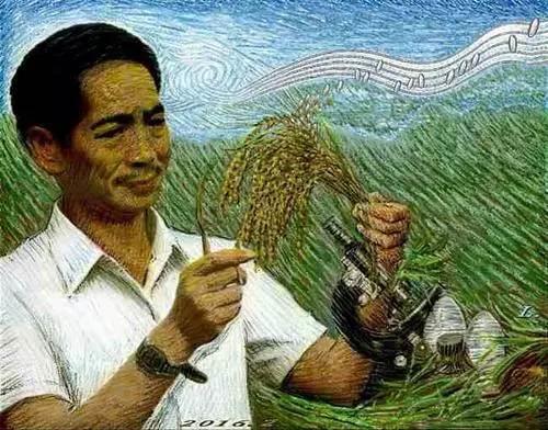 袁隆平的简笔画 袁隆平的简笔画可爱