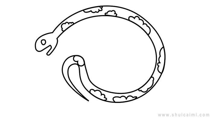 爬行动物简笔画怎么画 爬行动物简笔画好看