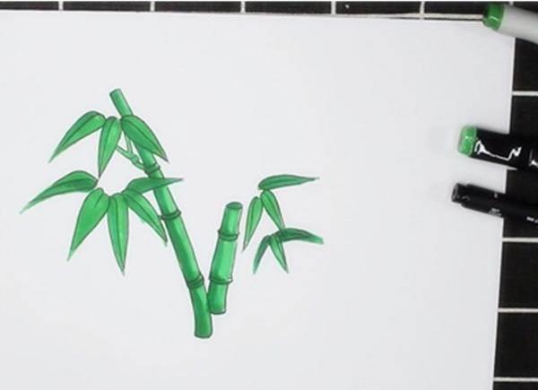 竹子简笔画 竹子简笔画好看又简单