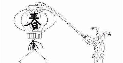 年画图片大全简笔画 年画图片大全简笔画年年有余