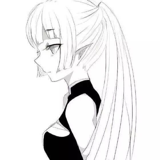 动漫人物简笔画少女 动漫人物简笔画少女二次元