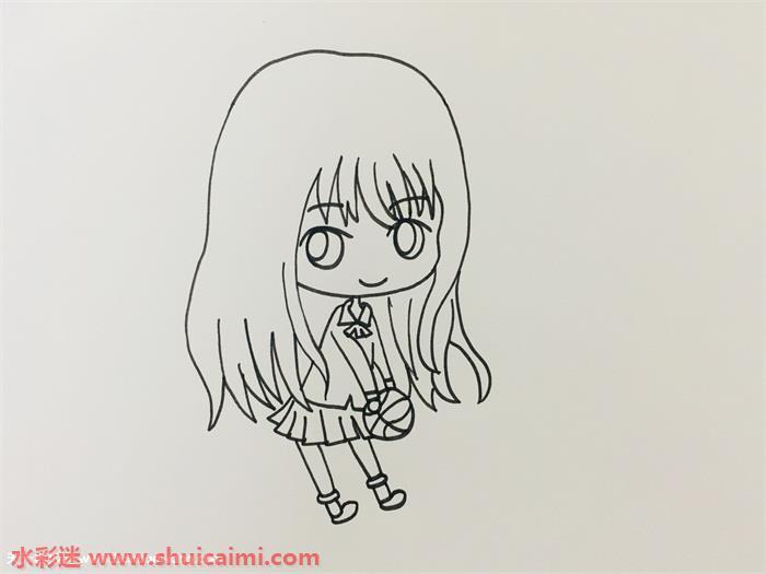 动漫人物赤木晴子怎么画？赤木晴子简笔画步骤教程