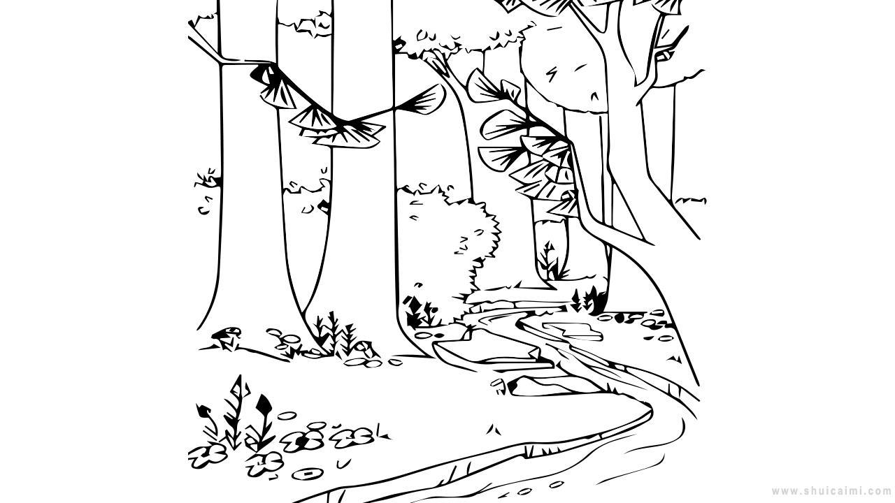 树丛简笔画怎么画 树丛简笔画步骤