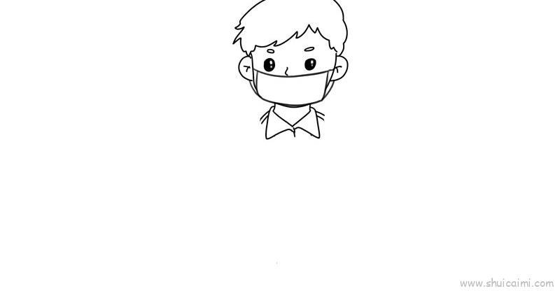 预防肺炎内容儿童画怎么画 预防肺炎内容简笔画画法