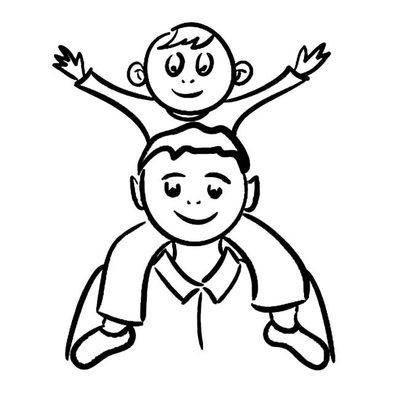 父亲简笔画 父亲简笔画图片大全