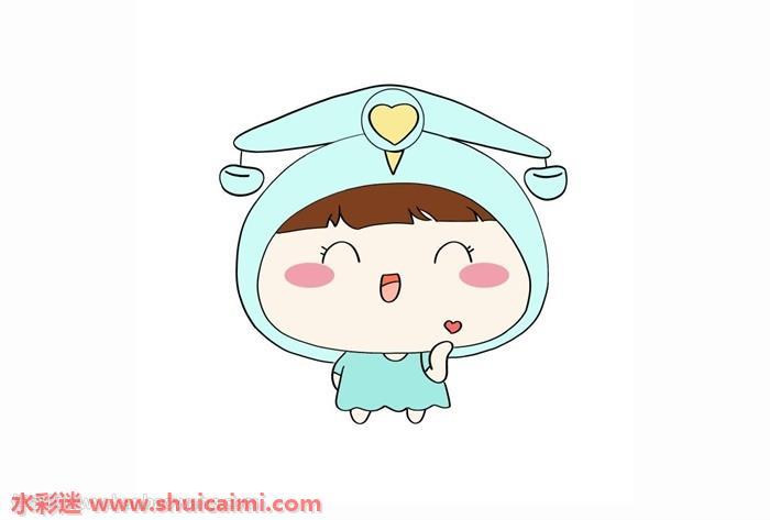 天秤座怎么画 天秤座简笔画简单