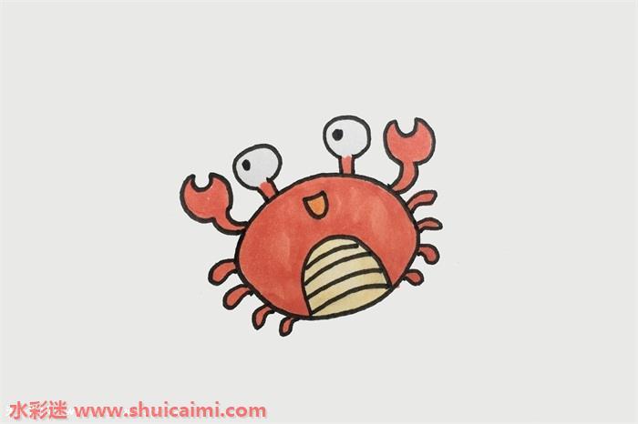 巨蟹座怎么画简单又可爱 十二星座巨蟹座简笔画图片大全