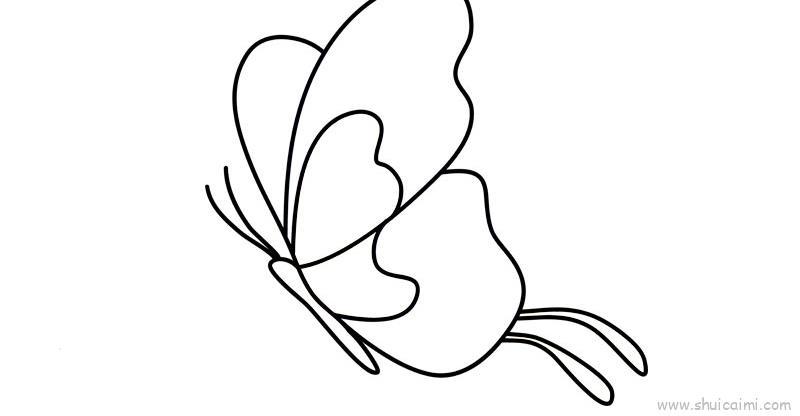 蝴蝶儿童画怎么画 蝴蝶简笔画简单又好看