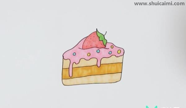 蛋糕简笔画怎么画 蛋糕简笔画图片