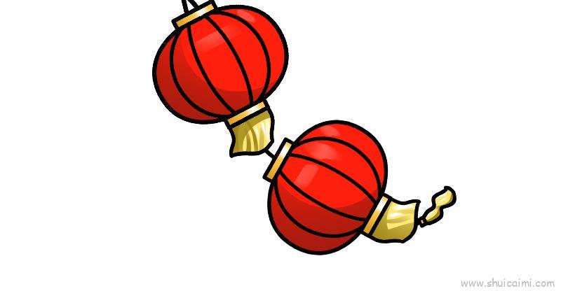 新年灯笼儿童画怎么画 新年灯笼简笔画顺序