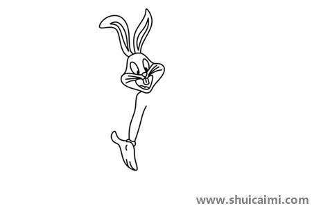 兔八哥儿童简笔画