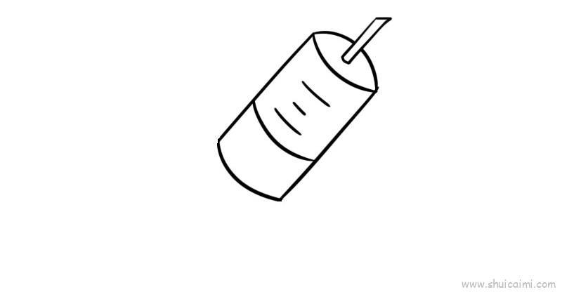 针管儿童画怎么画 针管简笔画图片大全