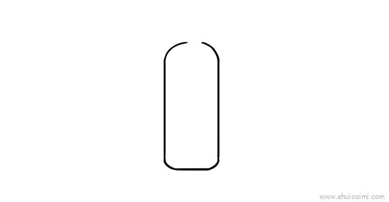 灭火器儿童画怎么画 灭火器简笔画步骤