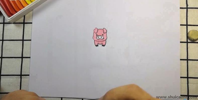 猪儿童简笔画怎么画 猪儿童画顺序