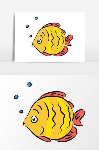 儿童简笔画小鱼 3-6岁儿童简笔画小鱼