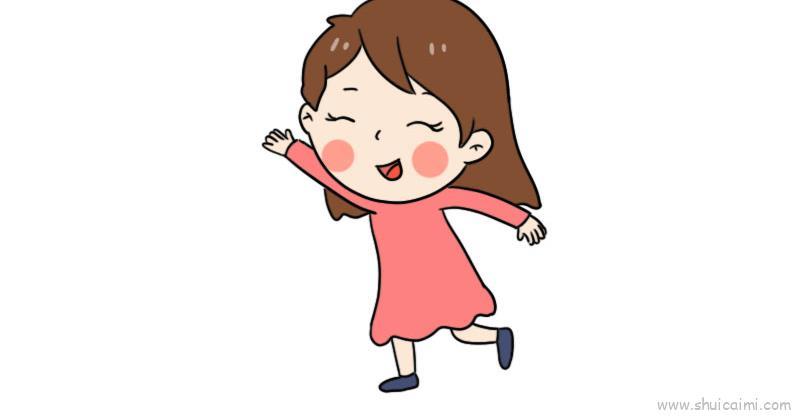 小孩画人儿童画怎么画 小孩画人简笔画简单