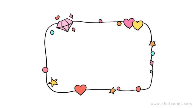 花边简笔画怎么画 花边简笔画图片大全