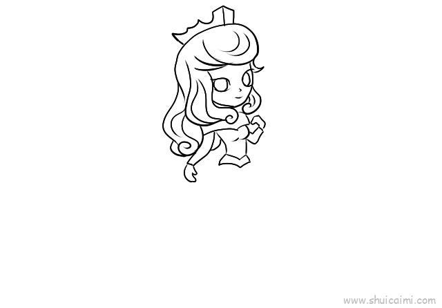 睡美人儿童画怎么画 睡美人简笔画简单