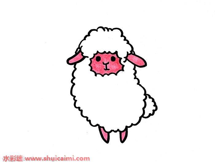 羊驼怎么画 羊驼简笔画简单彩色