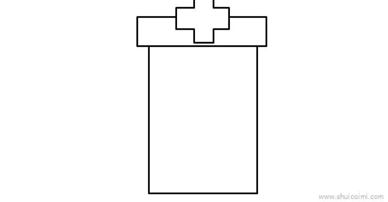 医院儿童画怎么画 医院简笔画画法
