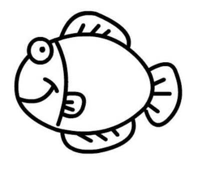 鱼的简笔画 鱼的简笔画简单