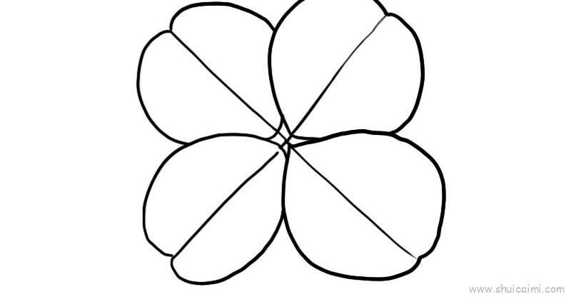 白车轴草儿童画怎么画 白车轴草简笔画图片