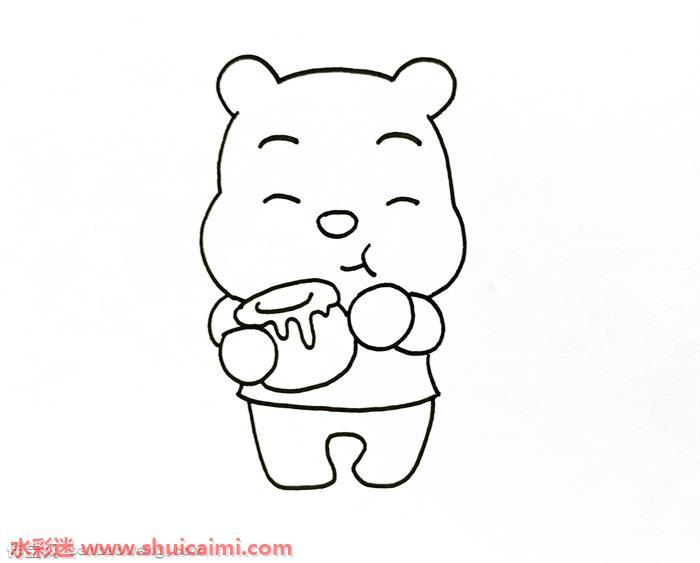 小熊维尼怎么画 小熊维尼简笔画画法