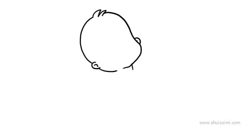 吃饭儿童画怎么画 吃饭简笔画简单